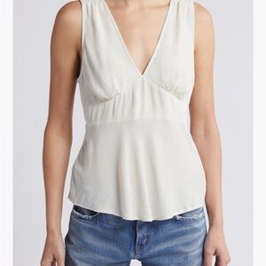 Treasure & Bond white silky top